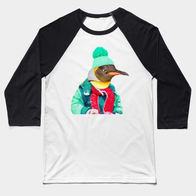 Penguin Baseball T-Shirt by DarkMaskedCats